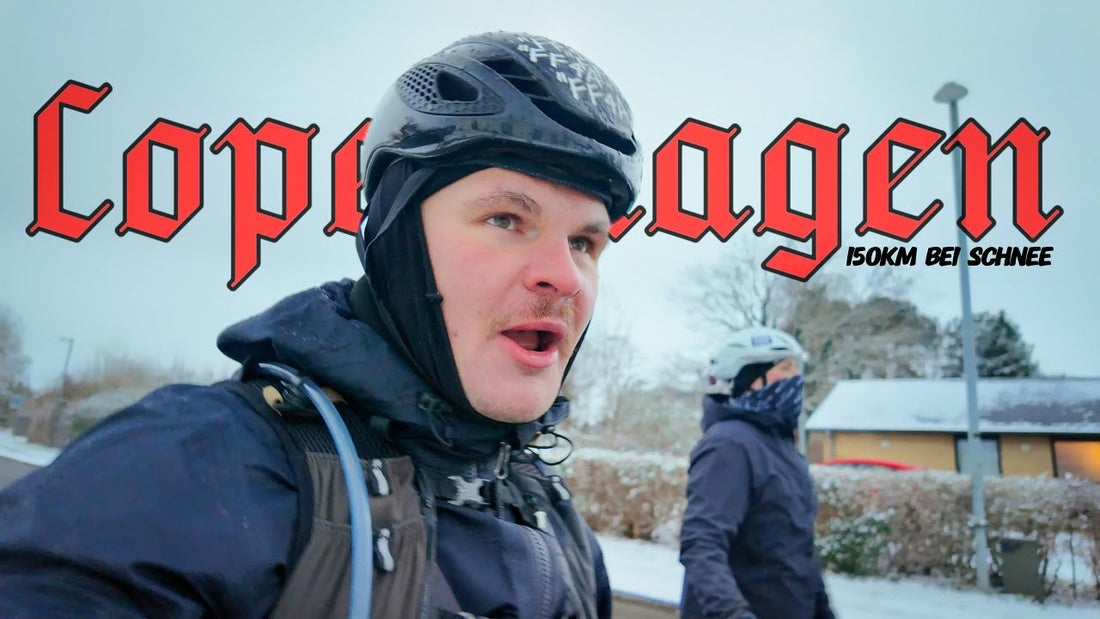 150km WINTERTOUR bei SCHNEE - nach Copenhagen für ein Burger🍔/ Joshua Ehler