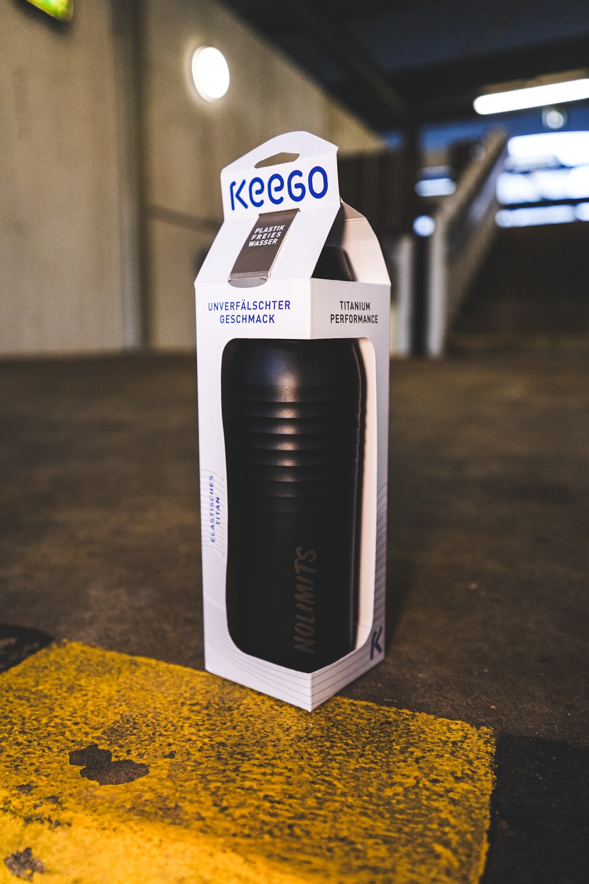 NOLIMITS x KEEGO Titan-Trinkflasche 750 ml für Rennrad und Gravelbike – Bild 5
