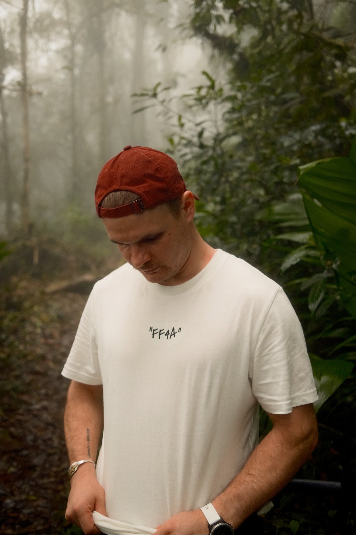 Power Juice Tee – Offwhite Rennrad T-Shirt mit Wild Chicken Power-Juice Backprint – Bild 4